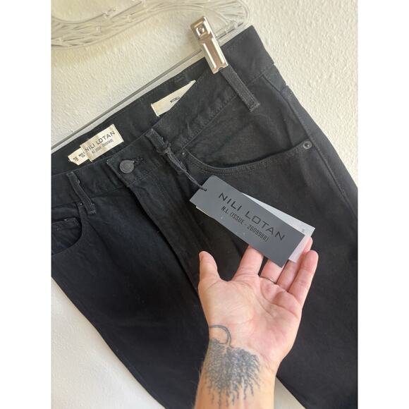 Nili Lotan Mitchell Mid Rise Relaxed Fit Jeans Size 28 NEW - Picture 4 of 8